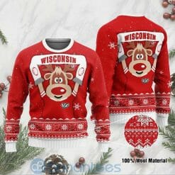 NCAA Wisconsin Badgers Funny Ugly Christmas Sweater