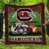 NCAA South Carolina Gamecocks Green Stadium Quilt Blanket