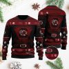 NCAA South Carolina Gamecocks Custom Name Ugly Christmas Sweater