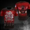 NFL Tampa Bay Buccaneers Champions 2021 Red T-Shirt