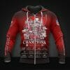 NFL Tampa Bay Buccaneers Champions 2021 Red Zip Up Hoodie