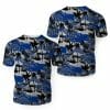 NCAA Pittsburgh Panthers Coconut Tree Blue T-Shirt