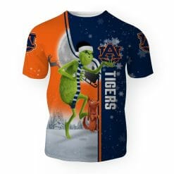 Alternative view of NCAA Auburn Tigers The Grinch Christmas T-Shirt