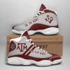 NCAA Texas A&M Aggies Maroon Grey Air Jordan 13 Shoes