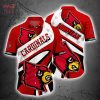 NCAA Louisville Cardinals Red White Hawaiian Shirt