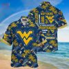 NCAA West Virginia Mountaineers Coconut Blue Hawaiian Shirt