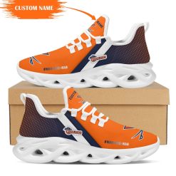 NCAA Virginia Cavaliers Custom Name Orange Max Soul Shoes