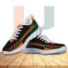 NCAA Miami Hurricanes Green Black Running Shoes