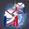 Paris Saint-Germain FC White Blue Sweatshirt V2