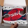 NCAA Ole Miss Rebels Custom Name Red Blue Max Soul Shoes