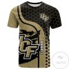 NCAA UCF Knights Gold Black T-Shirt