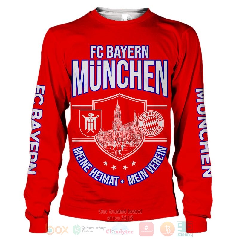 Bayern Munich Red Mia San Mia Sweatshirt Bayern Munich Red Mia San Mia Sweatshirt