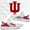 NCAA Indiana Hoosiers White Crimson Yeezy Boost Sneakers