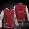 NCAA Indiana Hoosiers Red Grey Baseball Jacket