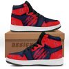 NCAA Ole Miss Rebels Red Blue Air Jordan 1 High Sneakers V2