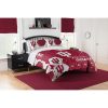 NCAA Indiana Hoosiers Crimson Hexagon Bedding Set