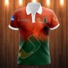 NCAA Miami Hurricanes Orange Green Polo Shirt