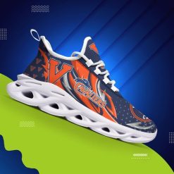 NCAA Virginia Cavaliers Orange Blue Max Soul Shoes V2
