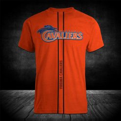 Alternative view of NCAA Virginia Cavaliers Custom Text Orange Black T-Shirt