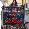 NCAA Ole Miss Rebels Blue Legends Quilt Blanket