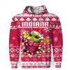 NCAA Indiana Hoosiers Baby Yoda Ugly Christmas Pullover Hoodie