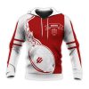NCAA Indiana Hoosiers White Crimson Ball Pullover Hoodie