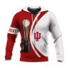 NCAA Indiana Hoosiers Custom Text Champions Zip Up Hoodie