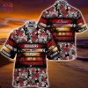 NCAA Indiana Hoosiers Crimson Black Hawaiian Shirt