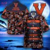 NCAA Virginia Cavaliers Blue Orange Hawaiian Shirt V3