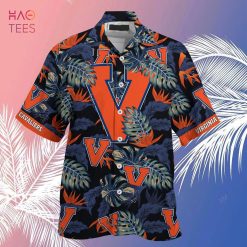 Alternative view of NCAA Virginia Cavaliers Stress Blessed Hawaiian Shirt