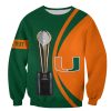 NCAA Miami Hurricanes Custom Text Champions Sweatshirt