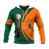 NCAA Miami Hurricanes Custom Text Champions Pullover Hoodie