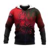 NCAA Ole Miss Rebels Coconut Tree Tropical Grunge Zip Up Hoodie