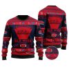 NCAA Ole Miss Rebels Custom Name Ugly Christmas Sweater