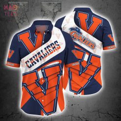 NCAA Virginia Cavaliers Blue Orange Hawaiian Shirt