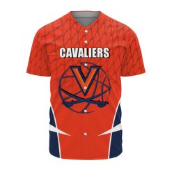 NCAA Virginia Cavaliers Custom Text Number Orange Baseball Jersey V8