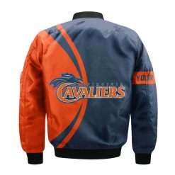 Alternative view of NCAA Virginia Cavaliers Custom Text Champions Bomber Jacket