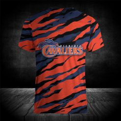Alternative view of NCAA Virginia Cavaliers Orange Blue T-Shirt V10