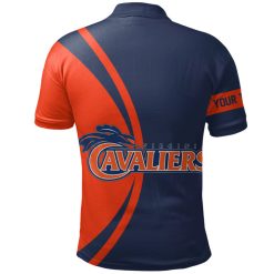 Alternative view of NCAA Virginia Cavaliers Custom Text Champions Polo Shirt