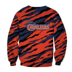 Alternative view of NCAA Virginia Cavaliers Orange Blue Sweatshirt V10