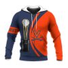 NCAA Virginia Cavaliers Custom Text Champions Zip Up Hoodie