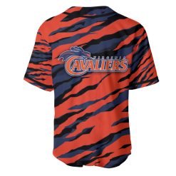 Alternative view of NCAA Virginia Cavaliers Orange Blue Baseball Jersey V10