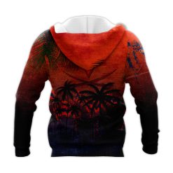 Alternative view of NCAA Virginia Cavaliers Coconut Tree Zip Up Hoodie