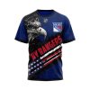 NHL New York Rangers Eagle US Flag T-Shirt