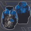 NHL St. Louis Blues Black Halloween Night Skull Pullover Hoodie