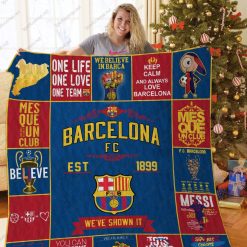 FC Barcelona Est 1899 We've Shown It Quilt Blanket