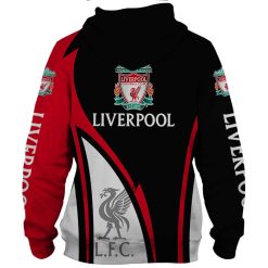 Alternative view of Liverpool FC Black Red Special Pullover Hoodie