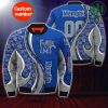 NCAA Memphis Tigers Custom Number Blue Grey Bomber Jacket