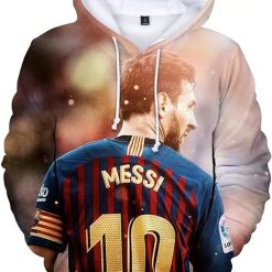 FC Barcelona Lionel Messi 10 Pullover Hoodie V4