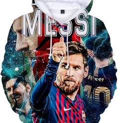 FC Barcelona Lionel Messi 10 Pullover Hoodie V5